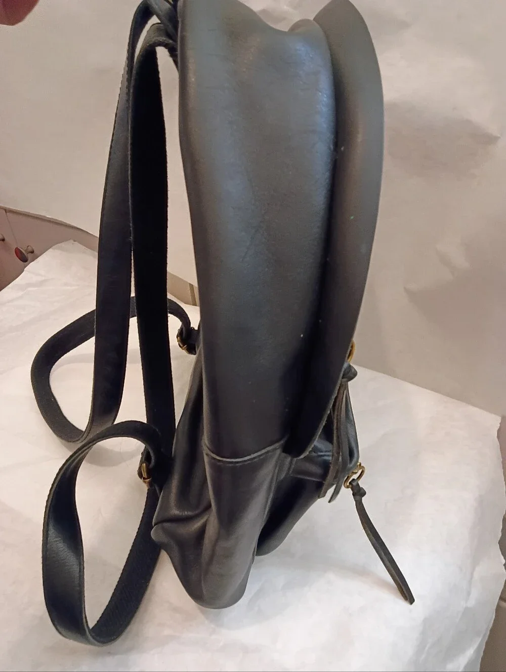 Madewell The Lorimer backpack, black leather